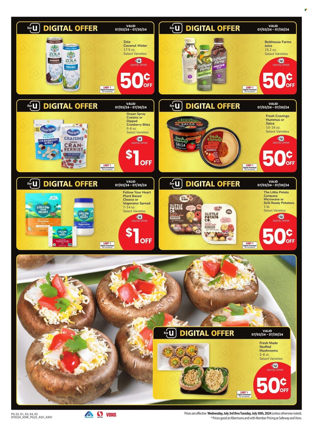 Safeway ad - 07/03/2024 - 07/30/2024. Page 25