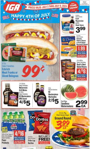 IGA Flyer - 07/03/2024 - 07/09/2024.