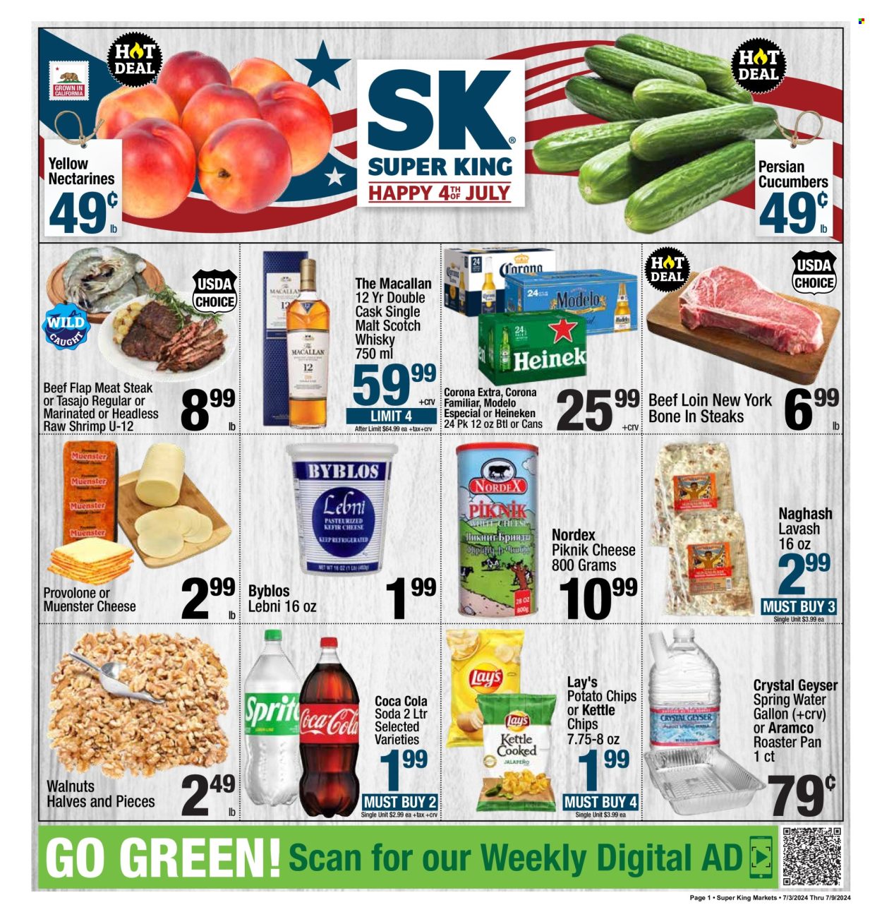 Super King Markets ad - 07/03/2024 - 07/09/2024. Page 1