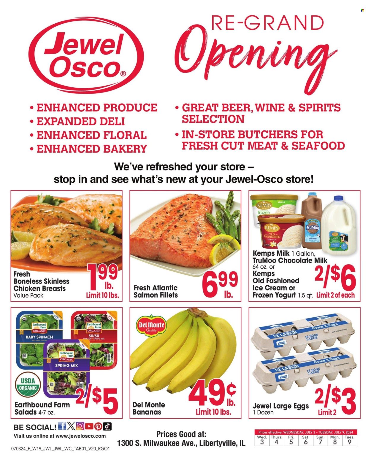 Jewel Osco ad - 07/03/2024 - 07/09/2024. Page 1