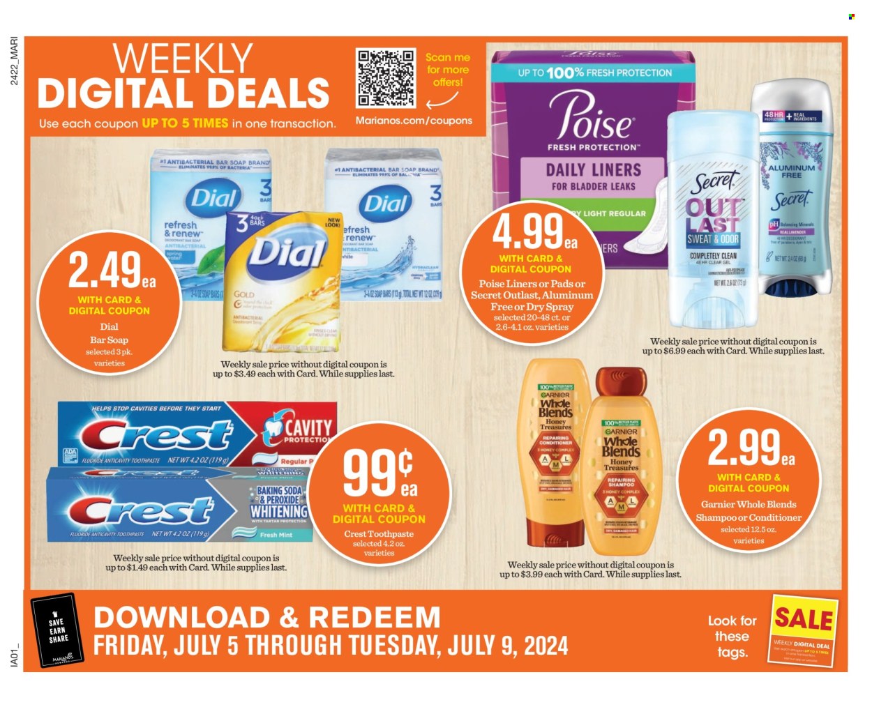 Mariano’s ad - 07/05/2024 - 07/09/2024. Page 7