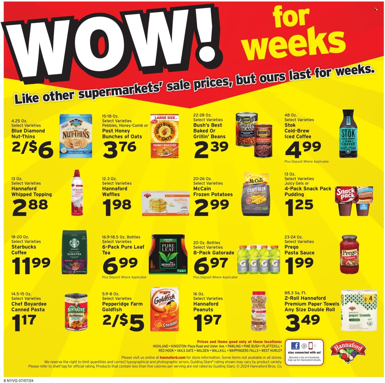 Hannaford ad - 07/07/2024 - 07/13/2024. Page 8