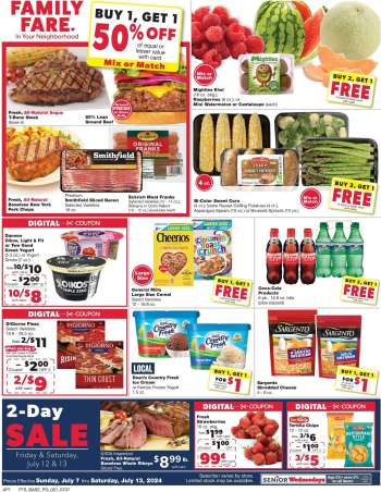 Family Fare Flyer - 07/07/2024 - 07/13/2024.