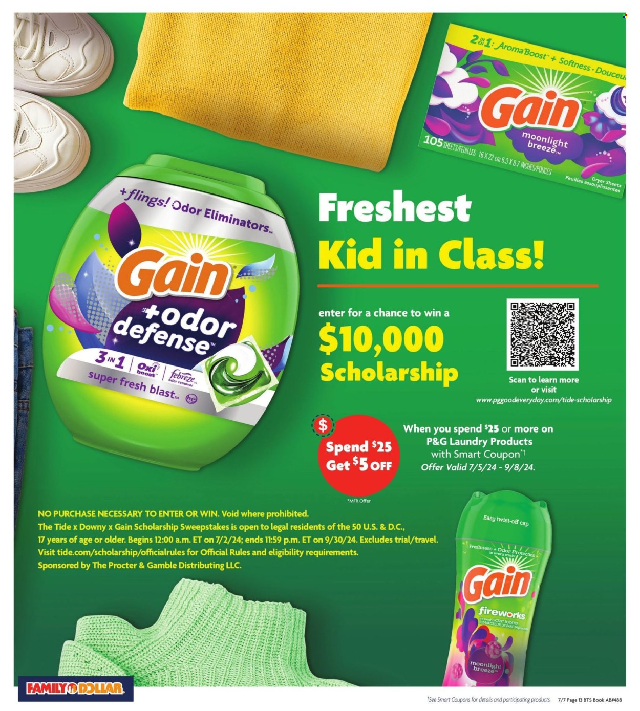 Family Dollar ad - 07/07/2024 - 08/31/2024. Page 14