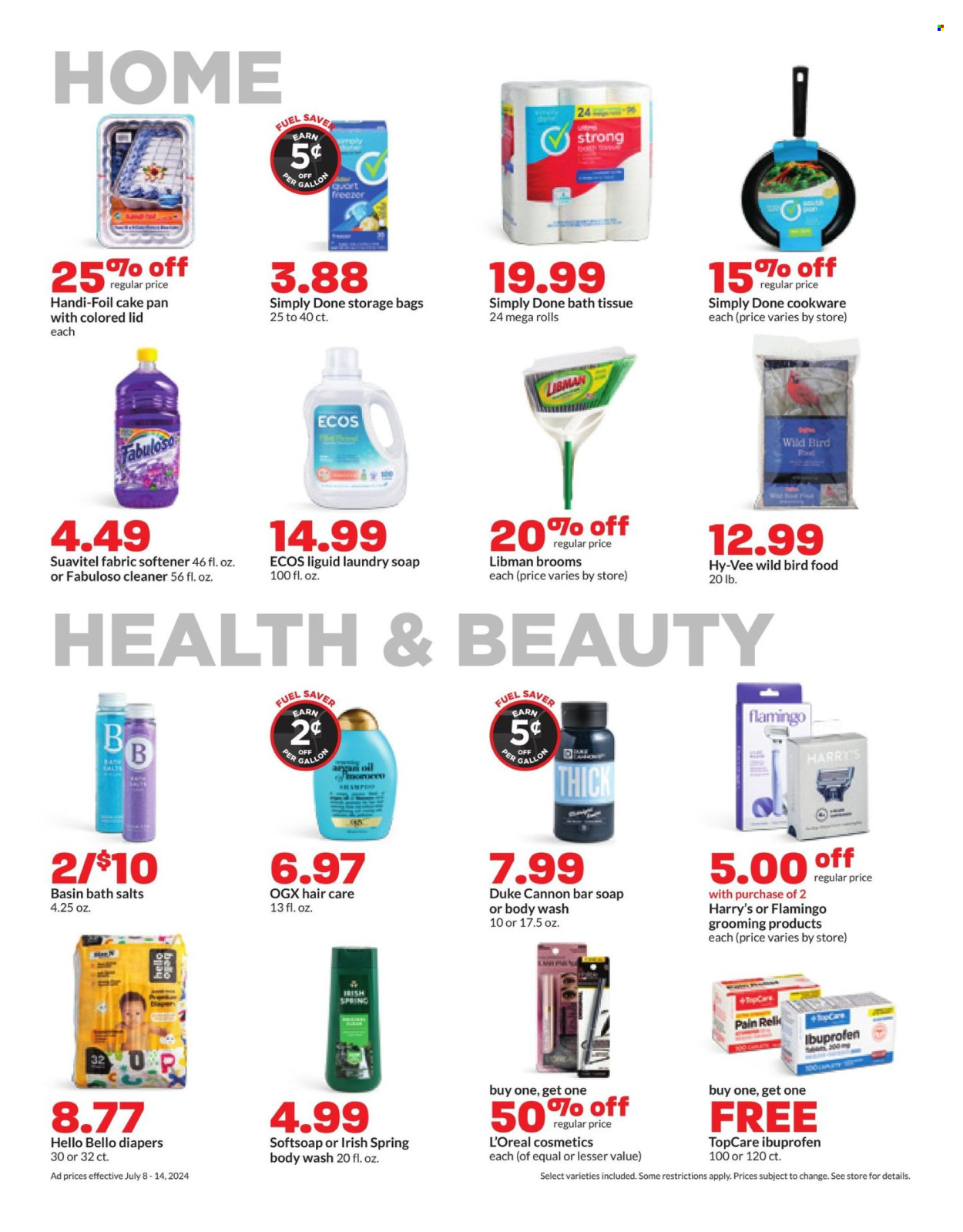 Hy-Vee ad - 07/08/2024 - 07/14/2024. Page 25