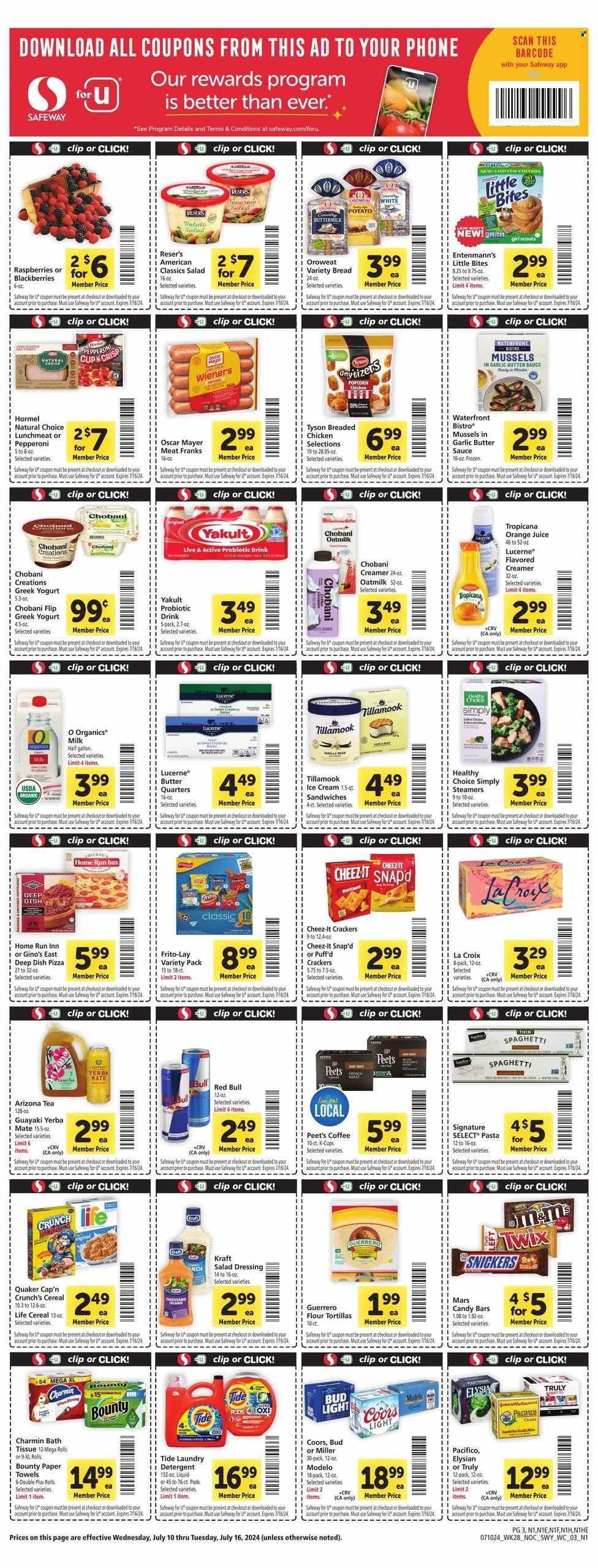 Safeway ad - 07/10/2024 - 07/16/2024. Page 3