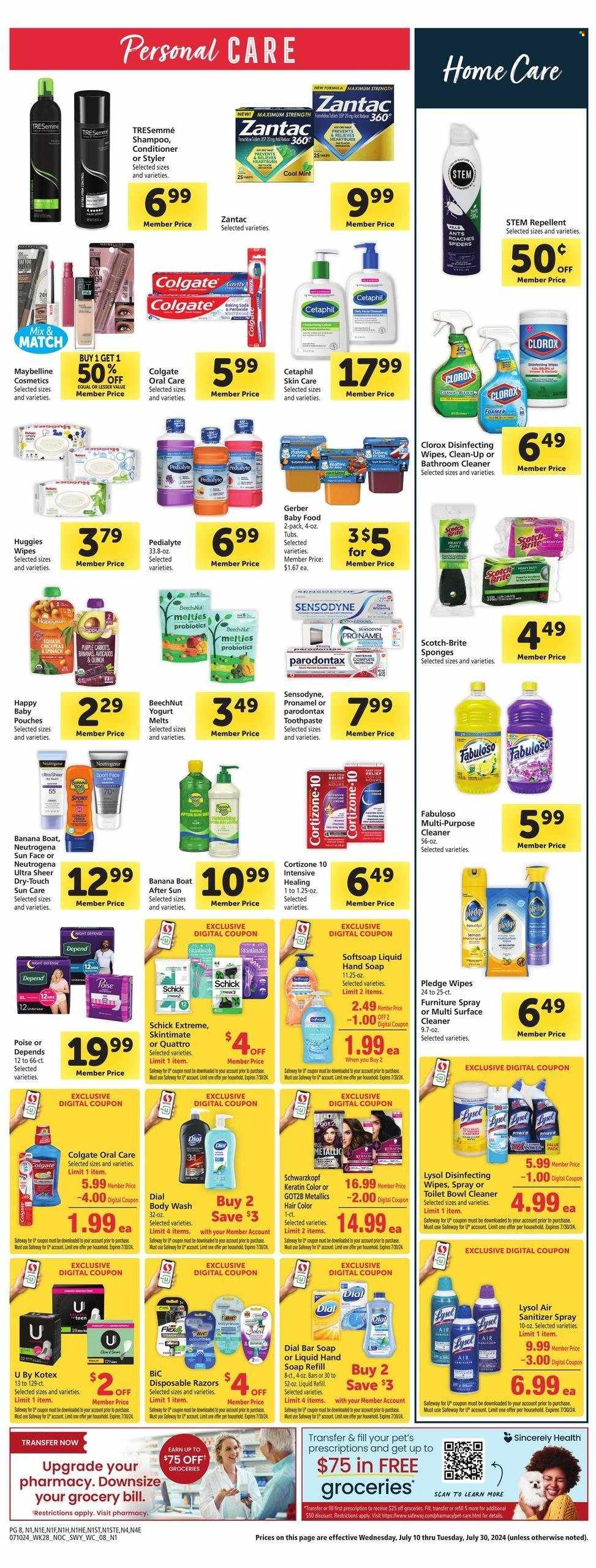 Safeway ad - 07/10/2024 - 07/16/2024. Page 8