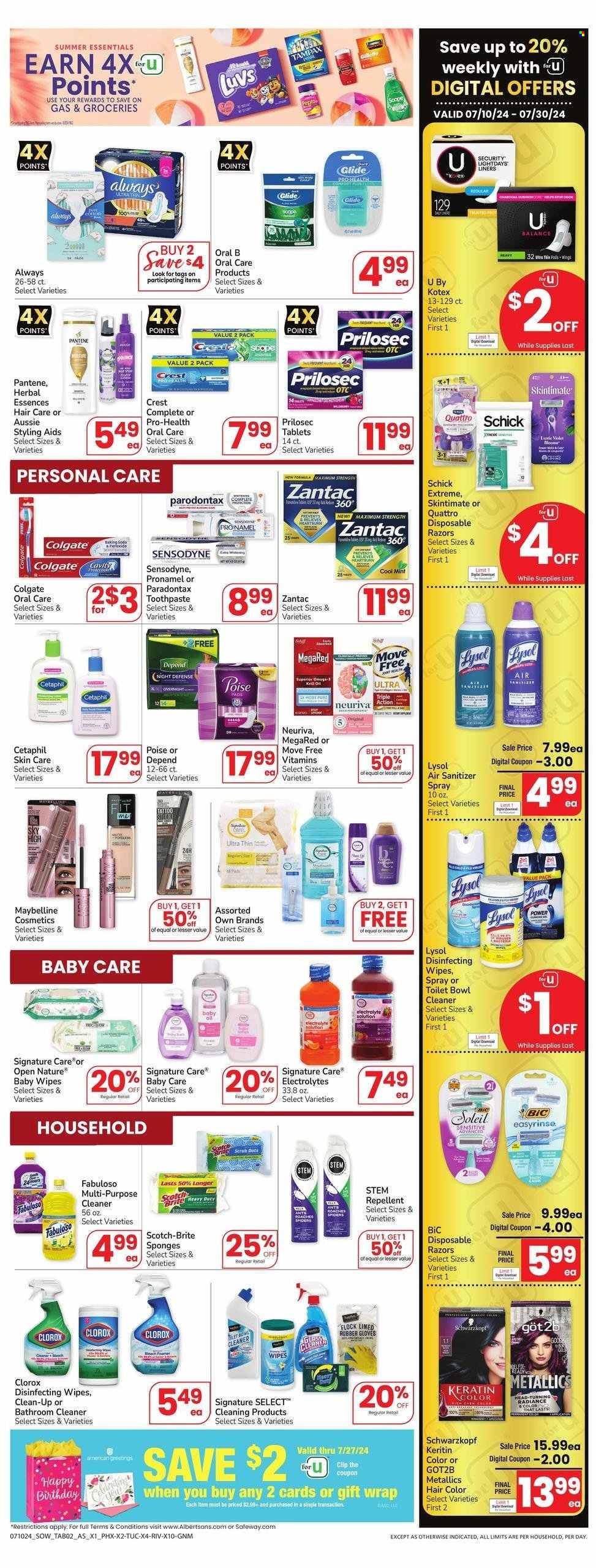 Safeway ad - 07/10/2024 - 07/16/2024. Page 7