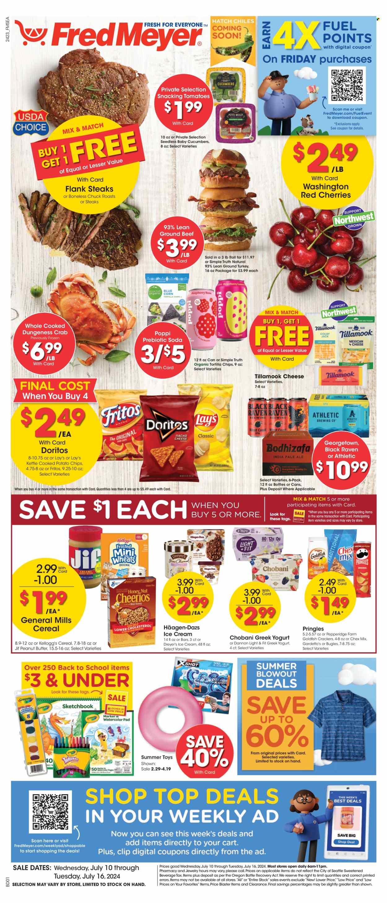 Fred Meyer ad - 07/10/2024 - 07/16/2024. Page 1