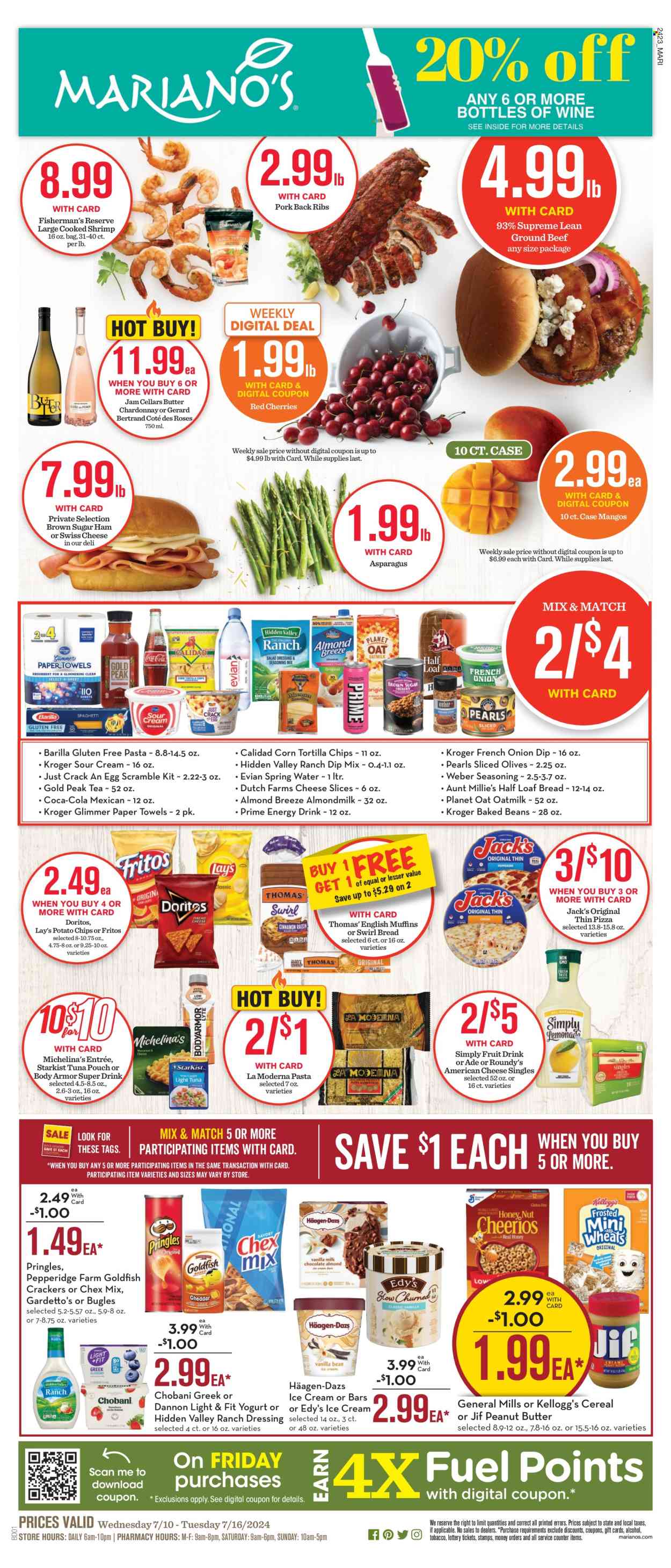 Mariano’s ad - 07/10/2024 - 07/16/2024. Page 1