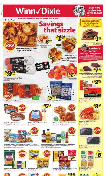Winn Dixie Flyer - 07/10/2024 - 07/16/2024.