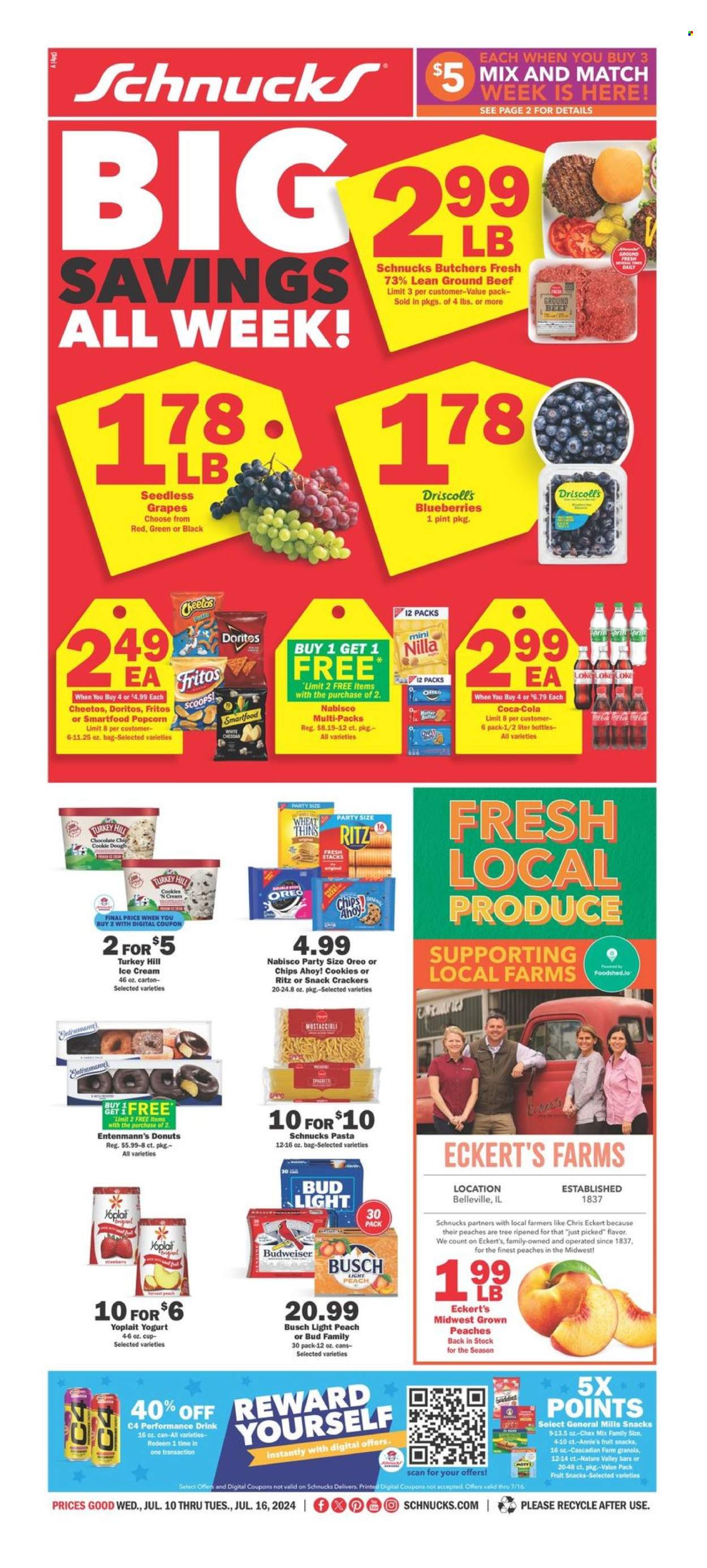 Schnucks ad - 07/10/2024 - 07/16/2024. Page 1