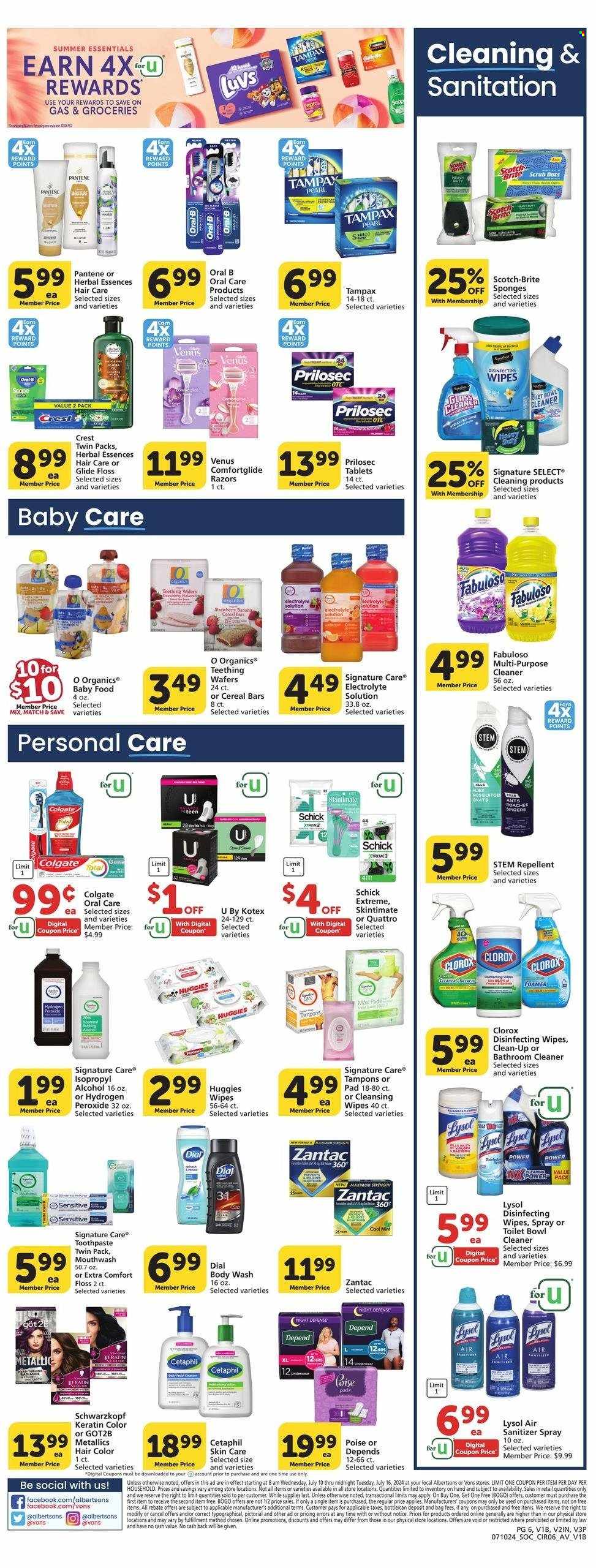 Albertsons ad - 07/10/2024 - 07/16/2024. Page 5
