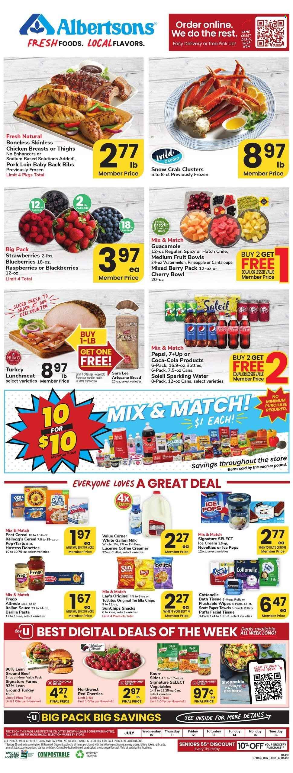 Albertsons ad - 07/10/2024 - 07/16/2024. Page 1