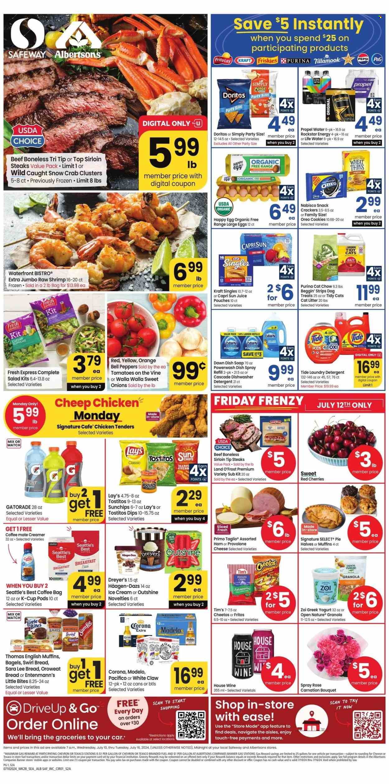 Albertsons ad - 07/10/2024 - 07/16/2024. Page 1
