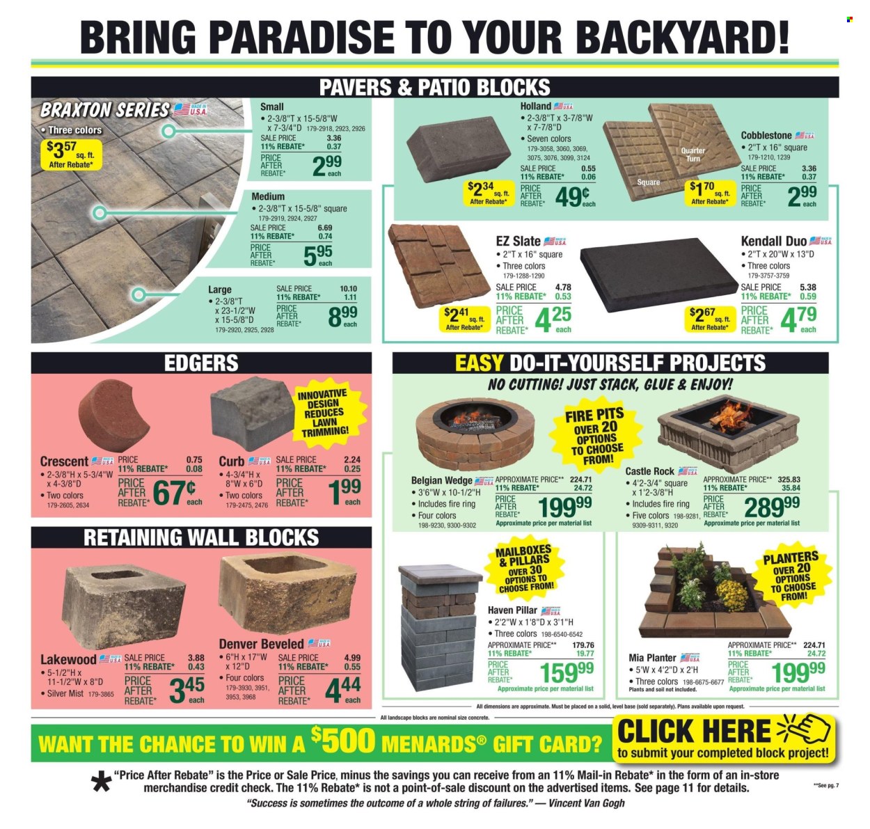 Menards ad - 07/11/2024 - 07/21/2024. Page 6