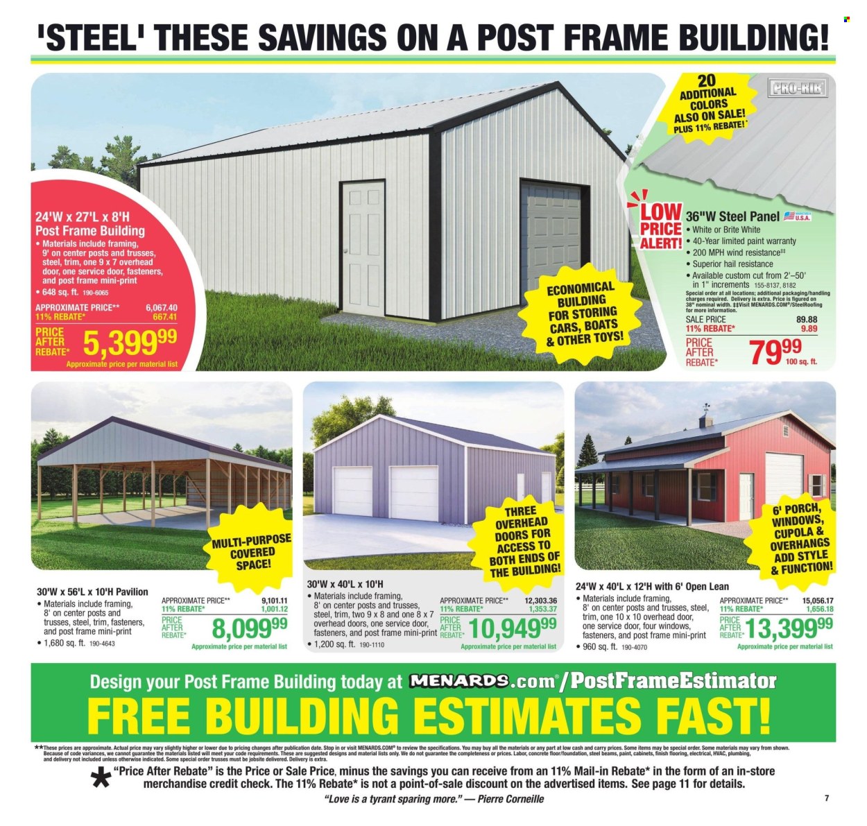 Menards ad - 07/11/2024 - 07/21/2024. Page 11
