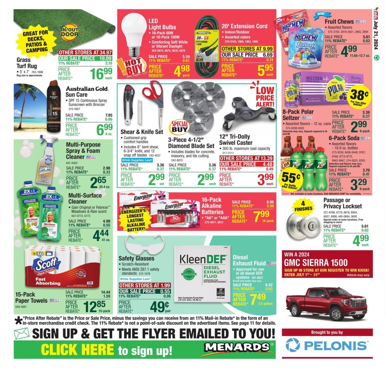 Menards ad - 07/11/2024 - 07/21/2024. Page 22