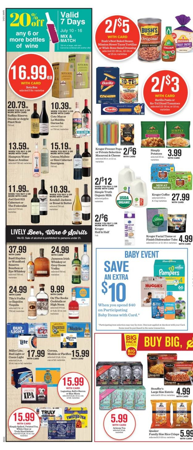 Mariano’s ad - 07/10/2024 - 07/16/2024. Page 4