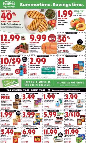 Festival Foods Flyer - 07/10/2024 - 07/16/2024.