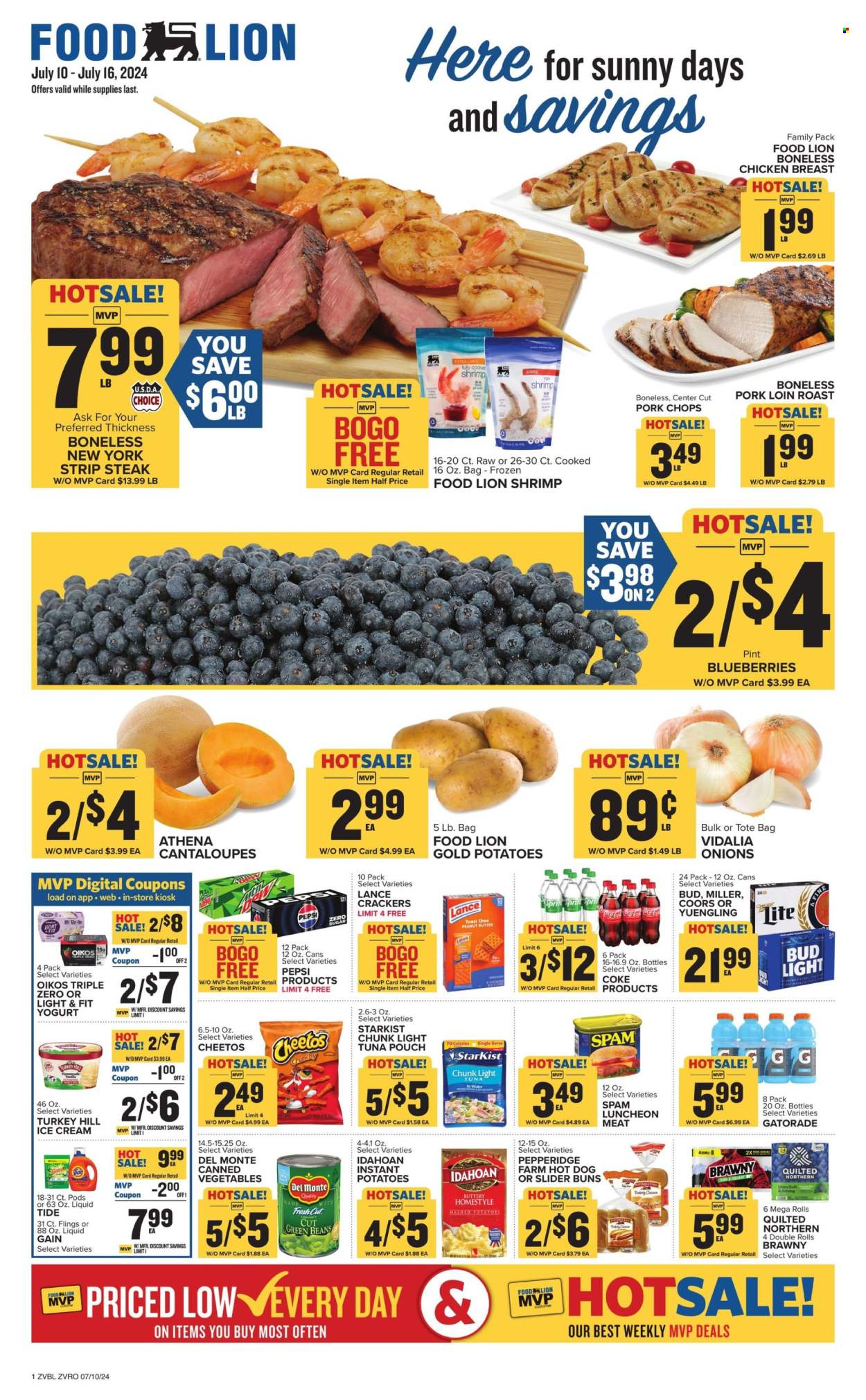Food Lion ad - 07/10/2024 - 07/16/2024. Page 1