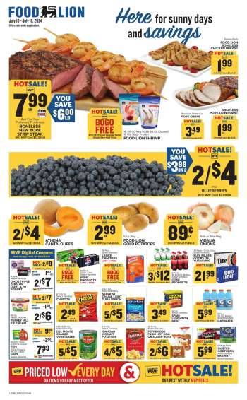 Food Lion Flyer - 07/10/2024 - 07/16/2024.
