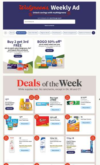 Walgreens Flyer - 07/14/2024 - 07/20/2024.