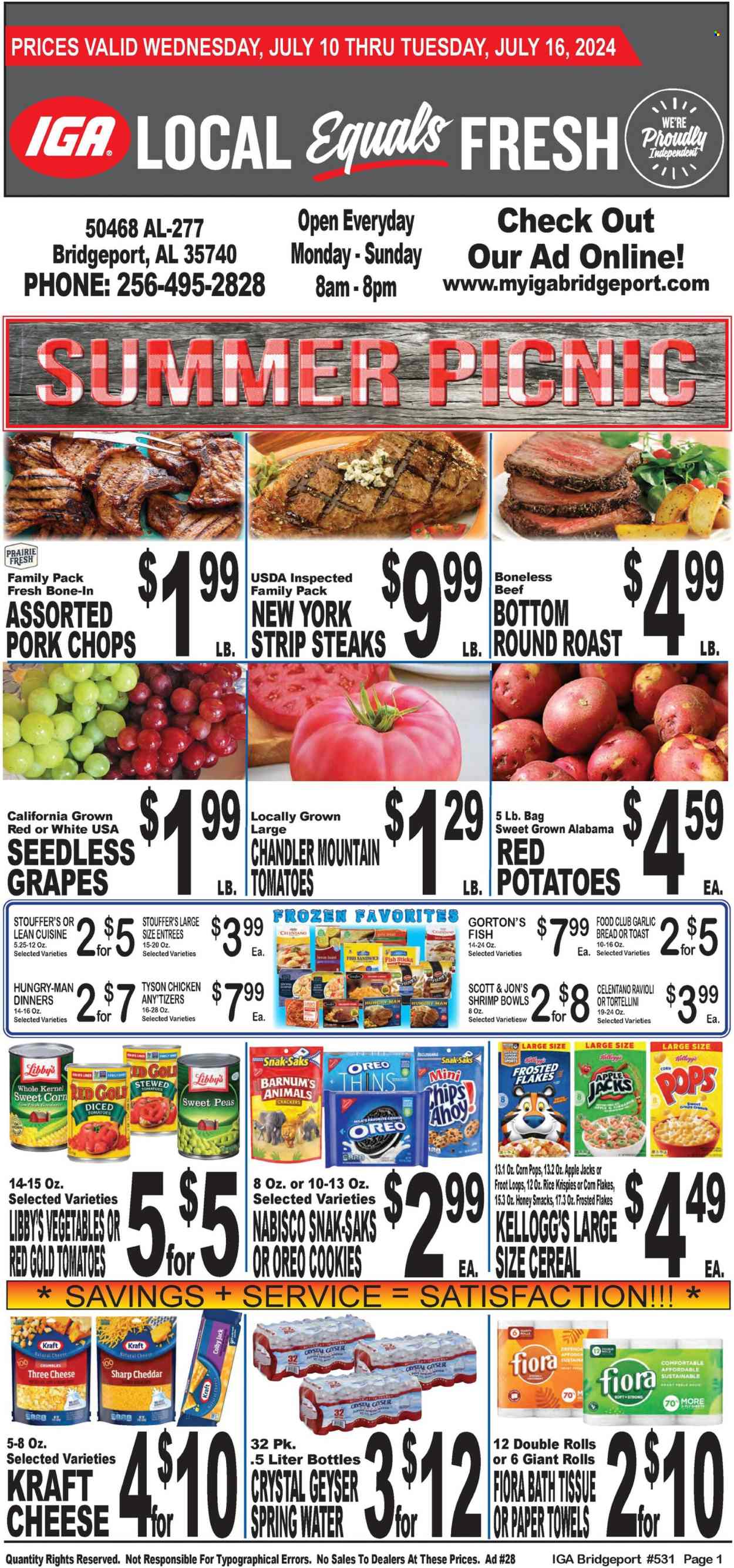 IGA ad - 07/10/2024 - 07/16/2024. Page 1