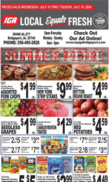 IGA Flyer - 07/10/2024 - 07/16/2024.
