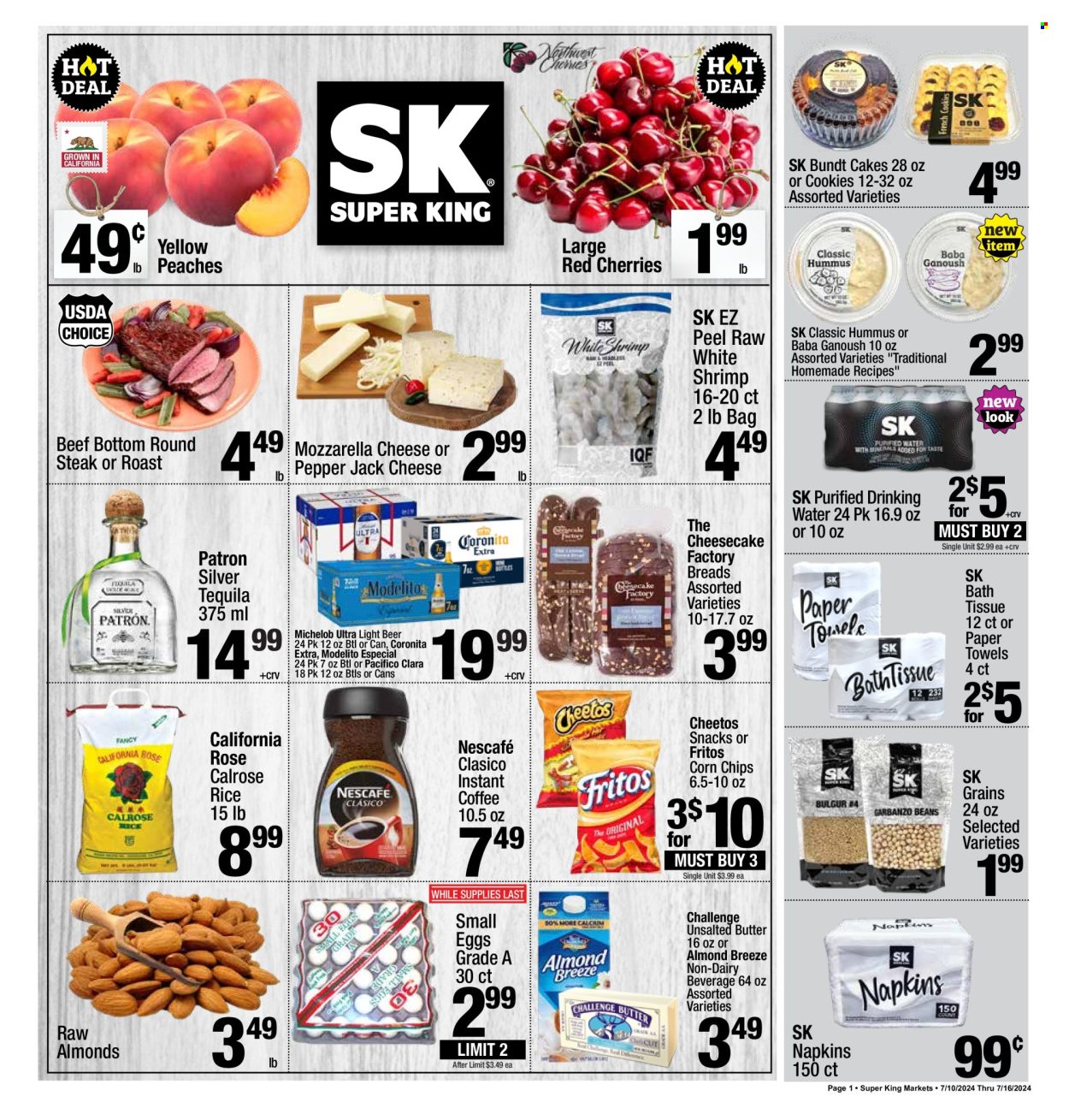 Super King Markets ad - 07/10/2024 - 07/16/2024. Page 1
