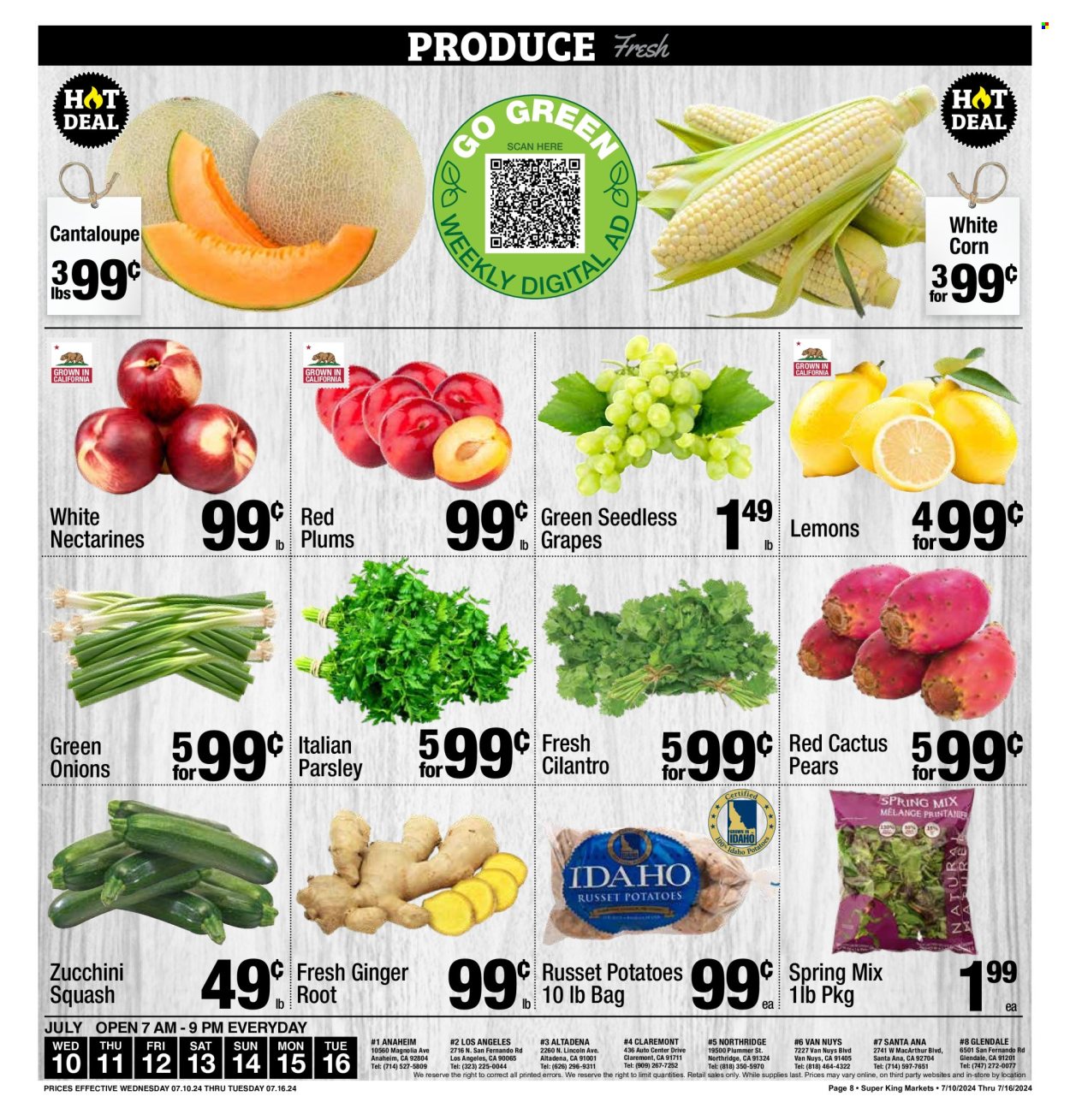 Super King Markets ad - 07/10/2024 - 07/16/2024. Page 8