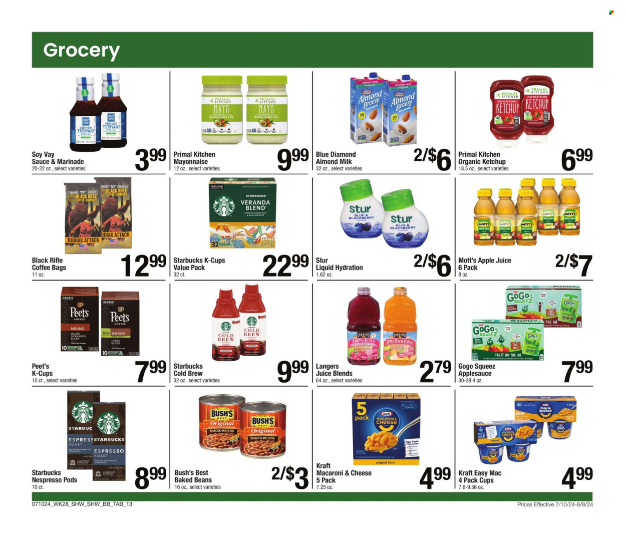 Shaw’s ad - 07/10/2024 - 08/08/2024. Page 13