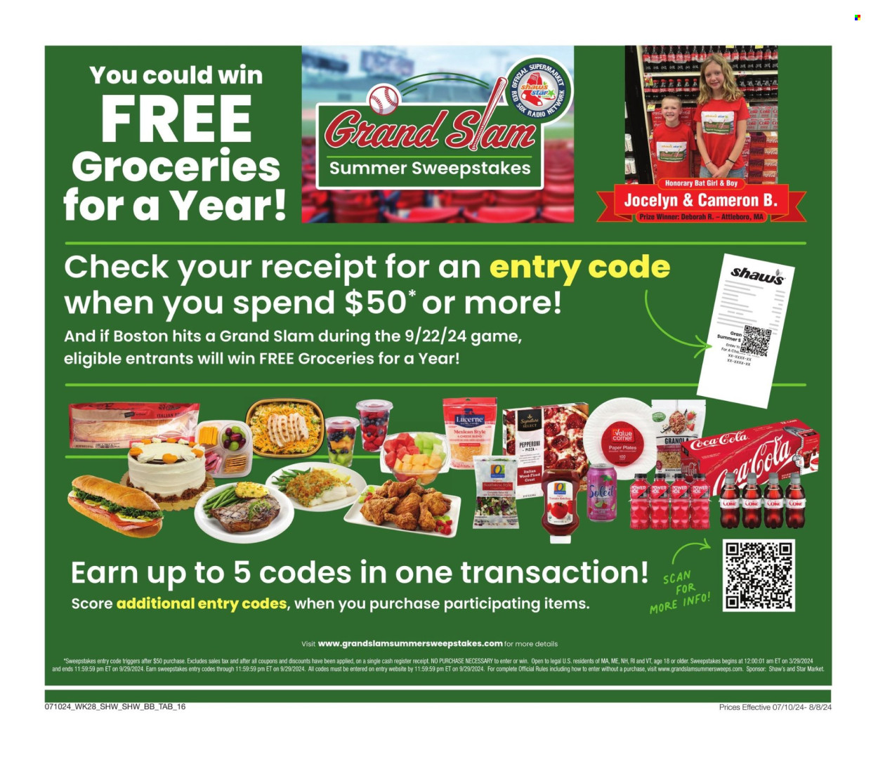 Shaw’s ad - 07/10/2024 - 08/08/2024. Page 16