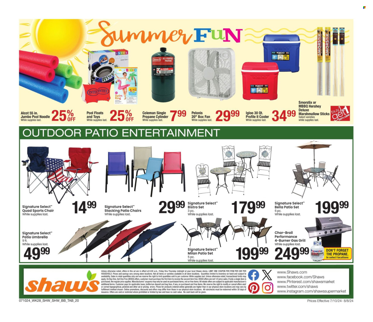 Shaw’s ad - 07/10/2024 - 08/08/2024. Page 20