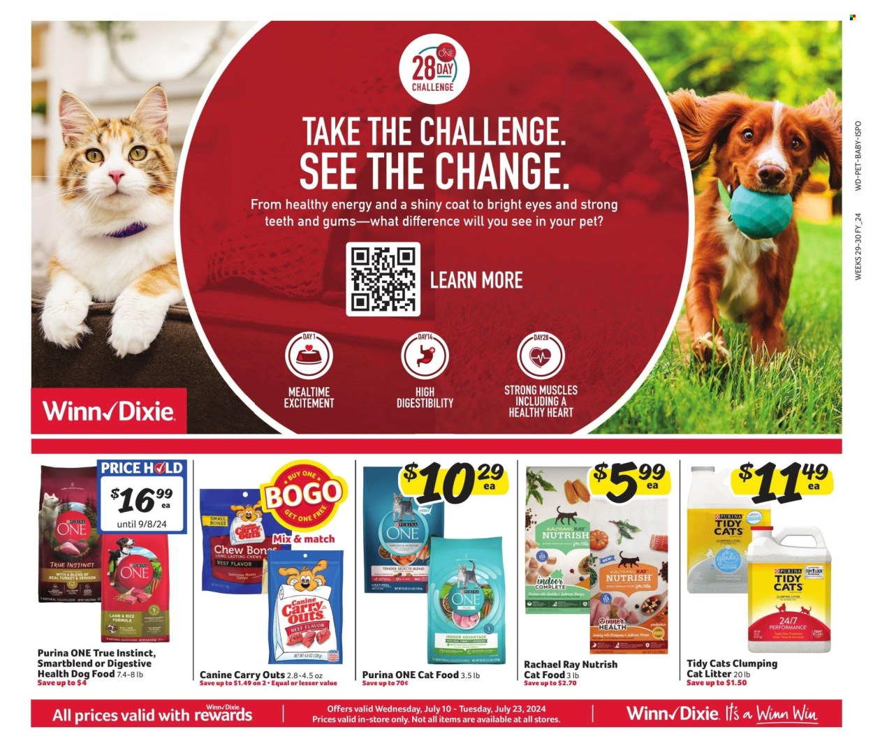 Winn Dixie ad - 07/10/2024 - 07/23/2024. Page 1