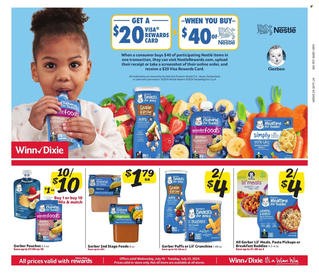 Winn Dixie ad - 07/10/2024 - 07/23/2024. Page 4