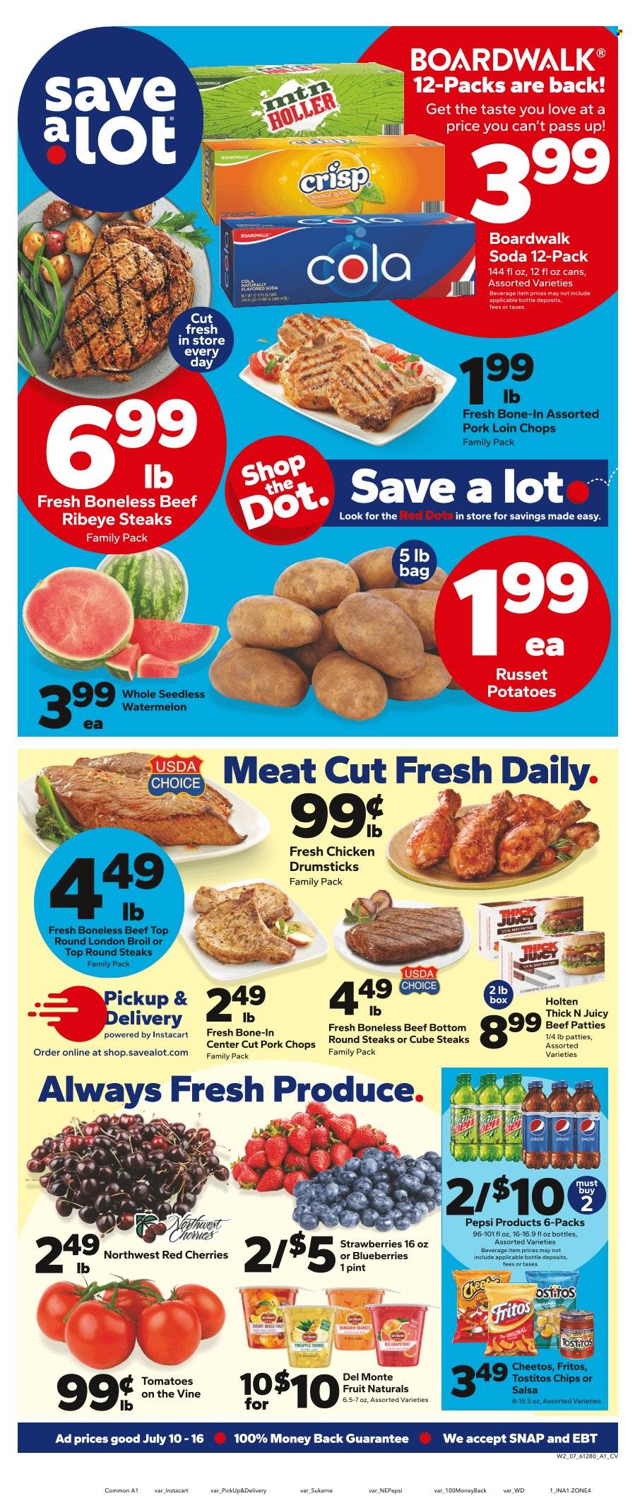 Save a Lot ad - 07/10/2024 - 07/16/2024. Page 1