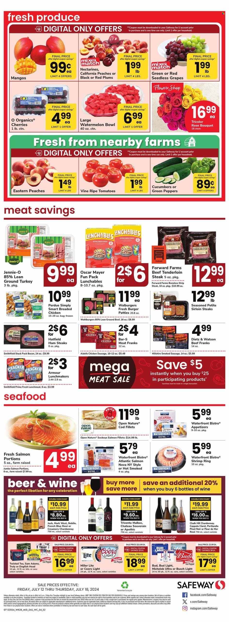 Safeway ad - 07/12/2024 - 07/18/2024. Page 4