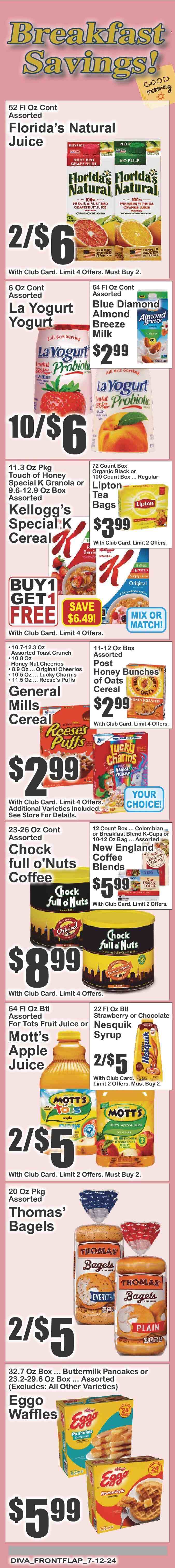 Key Food ad - 07/12/2024 - 07/18/2024. Page 7