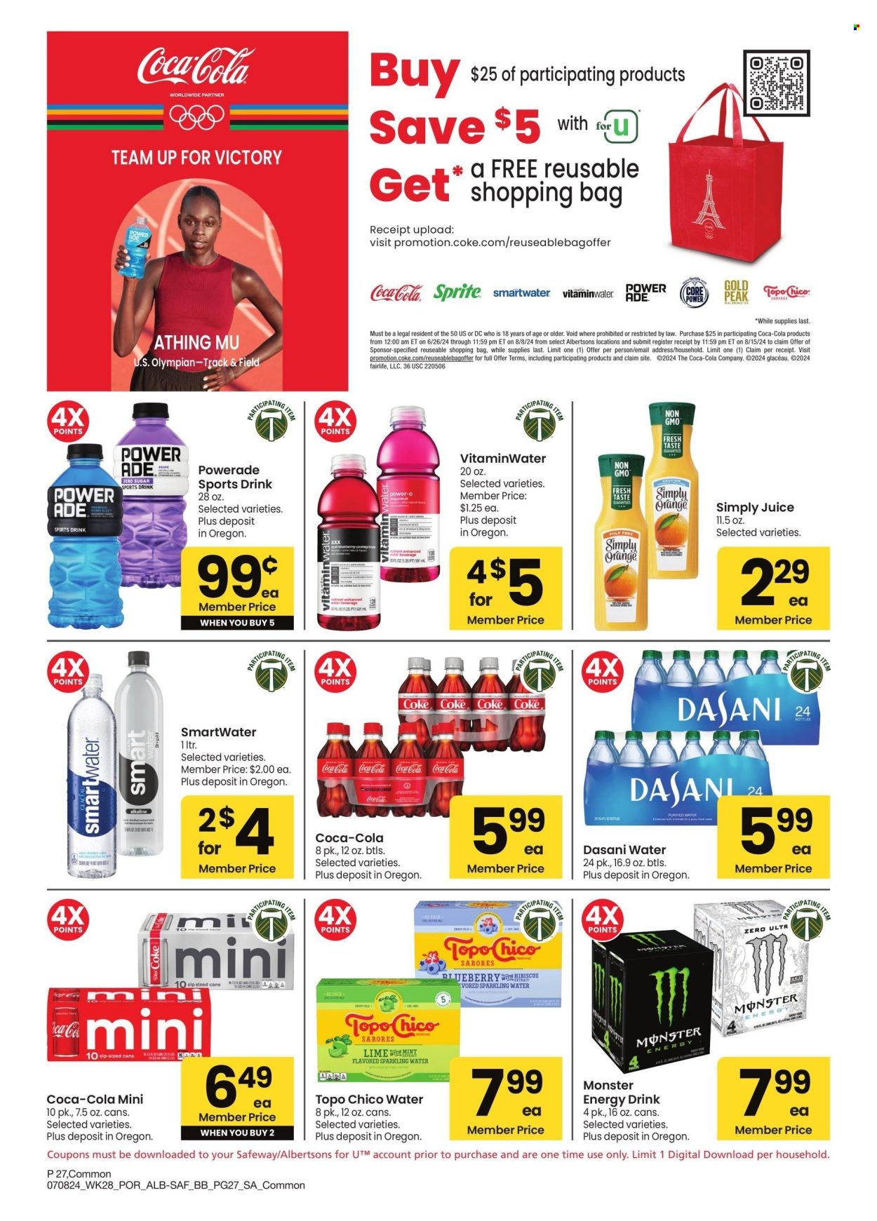 Safeway ad - 07/08/2024 - 08/04/2024. Page 27