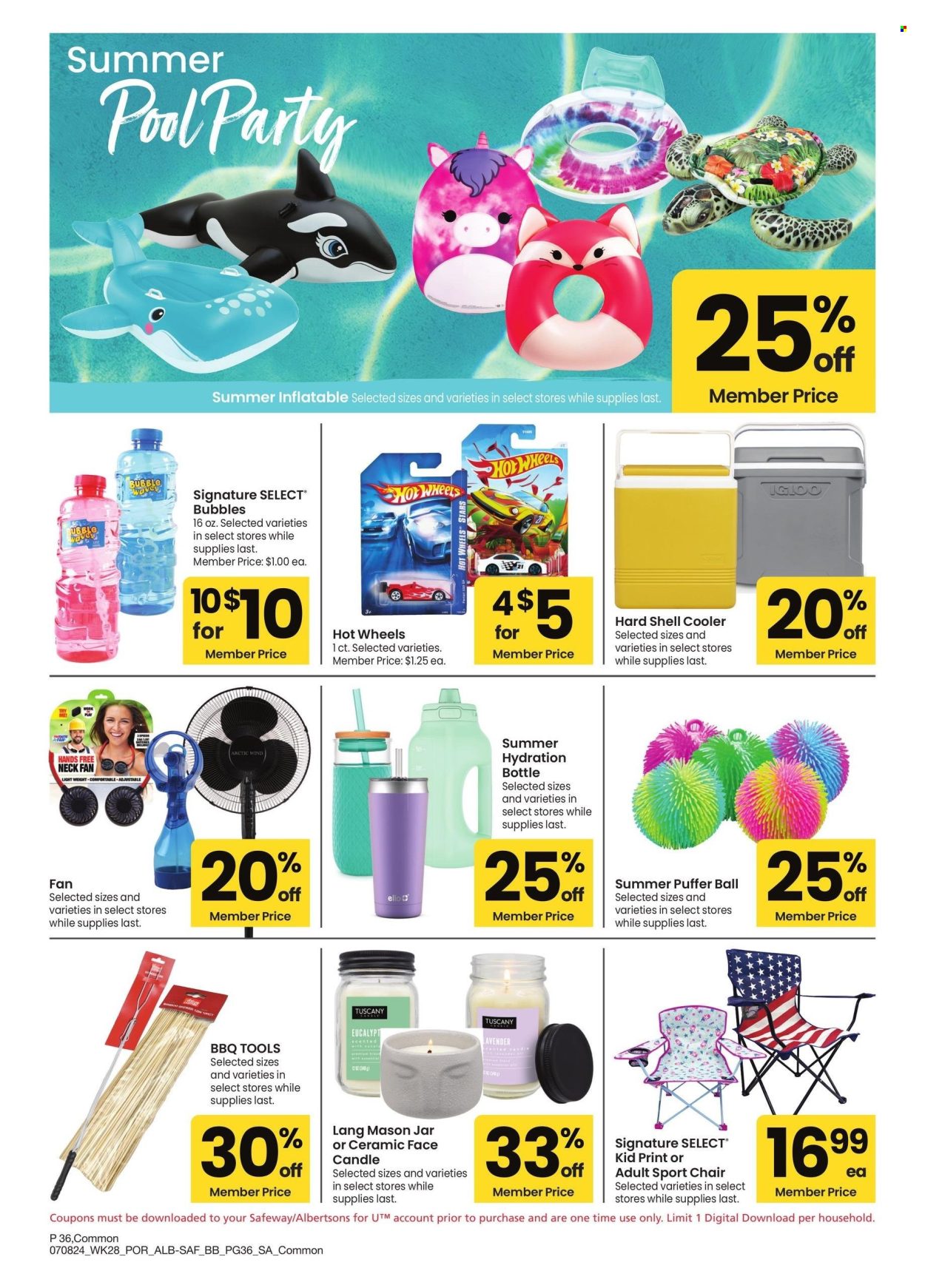 Safeway ad - 07/08/2024 - 08/04/2024. Page 36