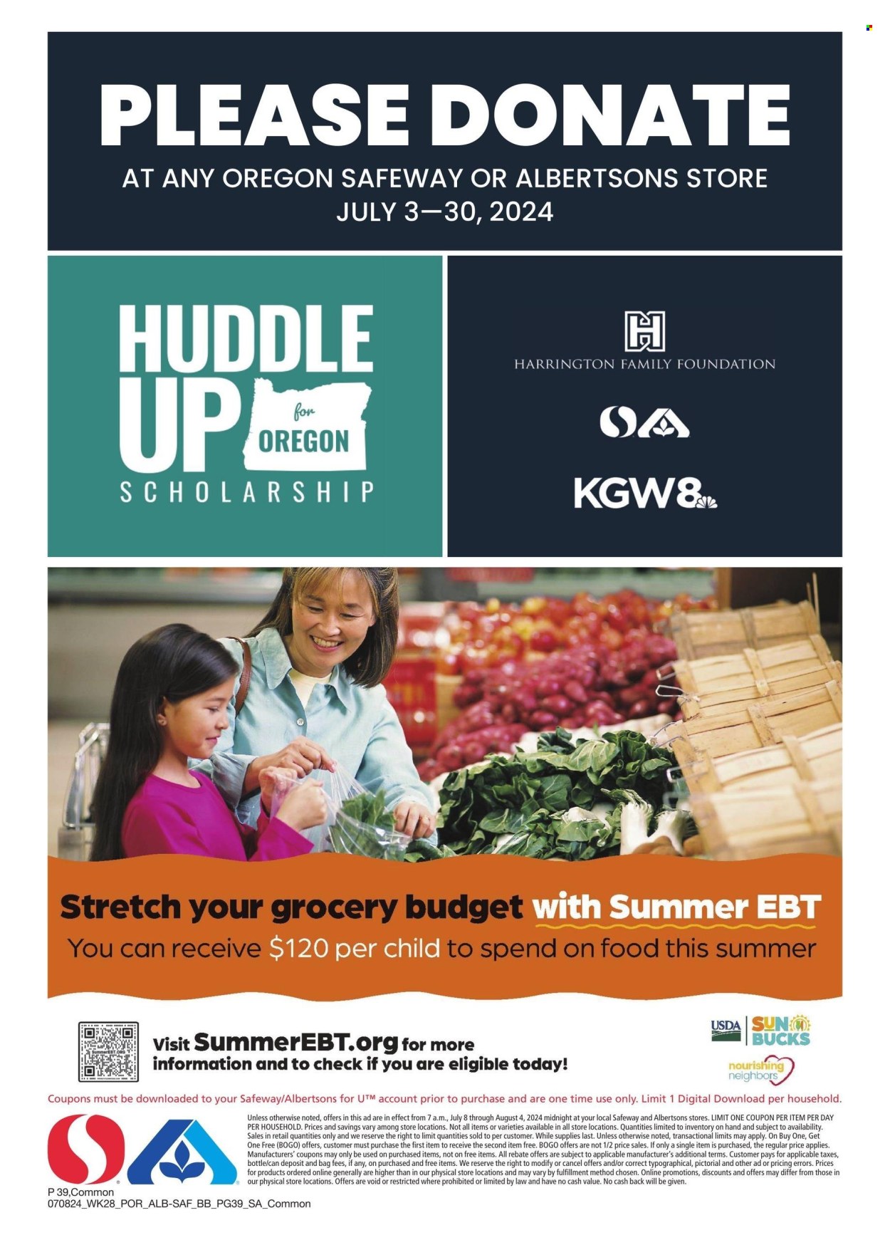 Safeway ad - 07/08/2024 - 08/04/2024. Page 39