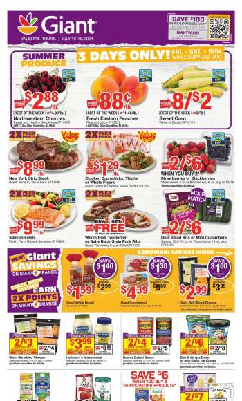 Giant Food Flyer - 07/12/2024 - 07/18/2024.