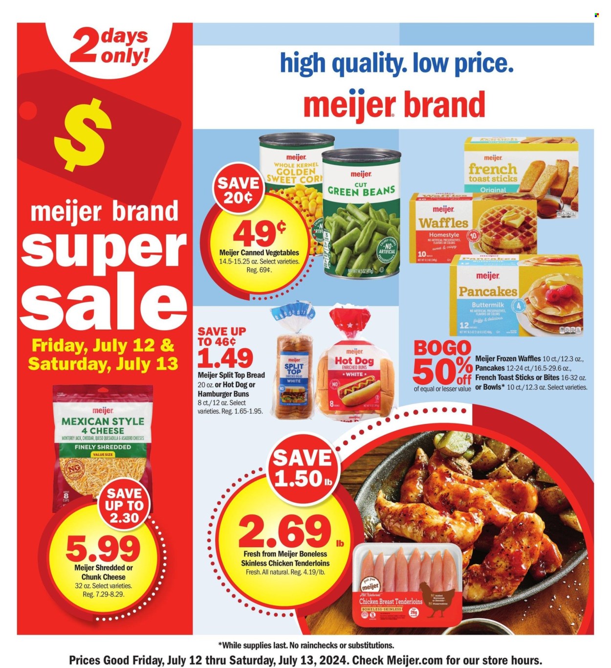 Meijer ad - 07/12/2024 - 07/13/2024. Page 1