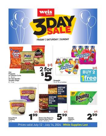 Weis Flyer - 07/12/2024 - 07/14/2024.