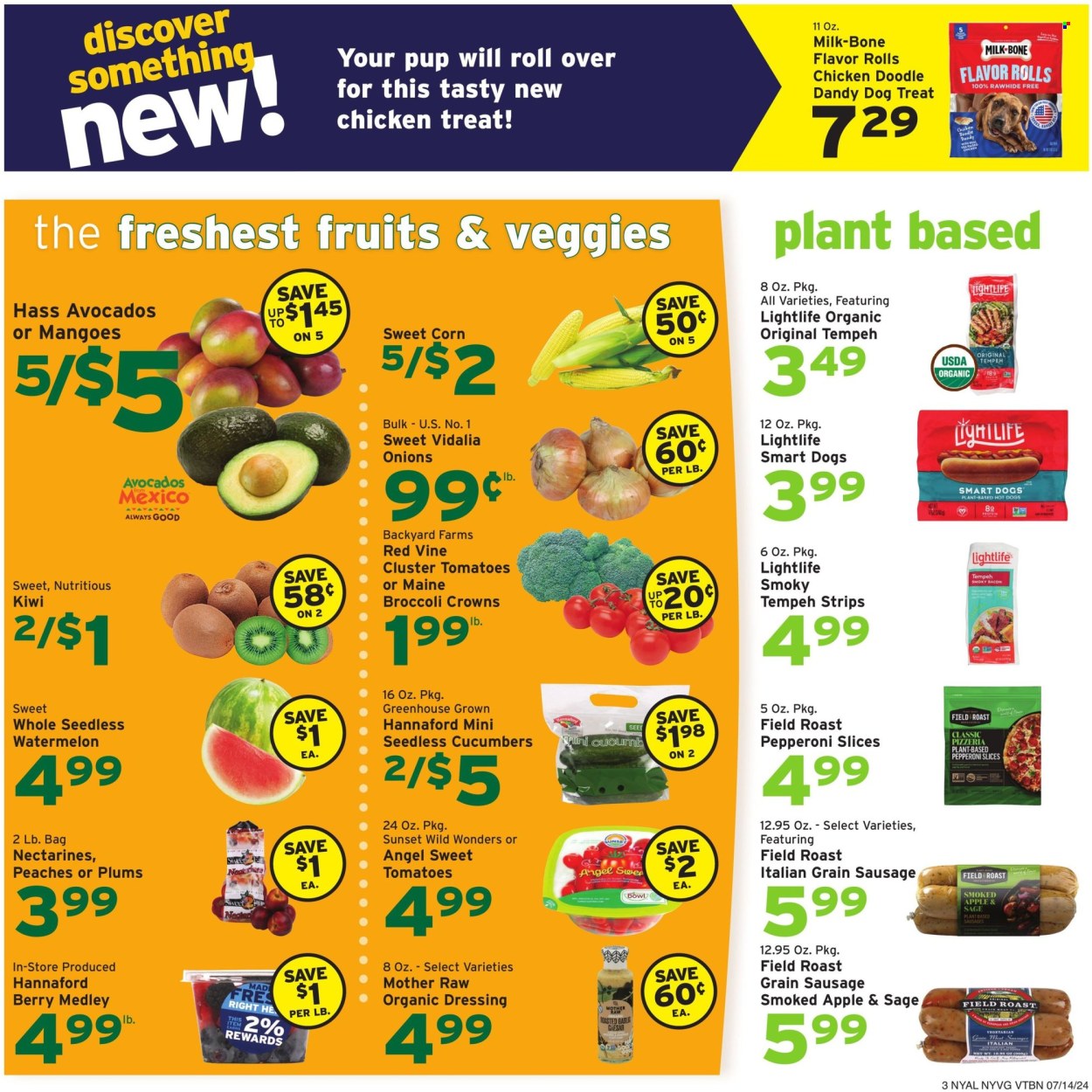 Hannaford ad - 07/14/2024 - 07/20/2024. Page 3