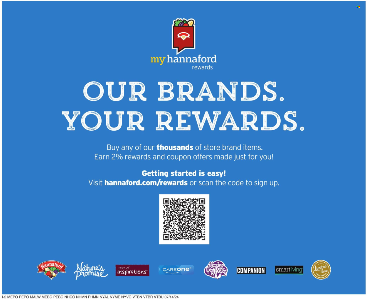 Hannaford ad - 07/14/2024 - 07/20/2024. Page 12