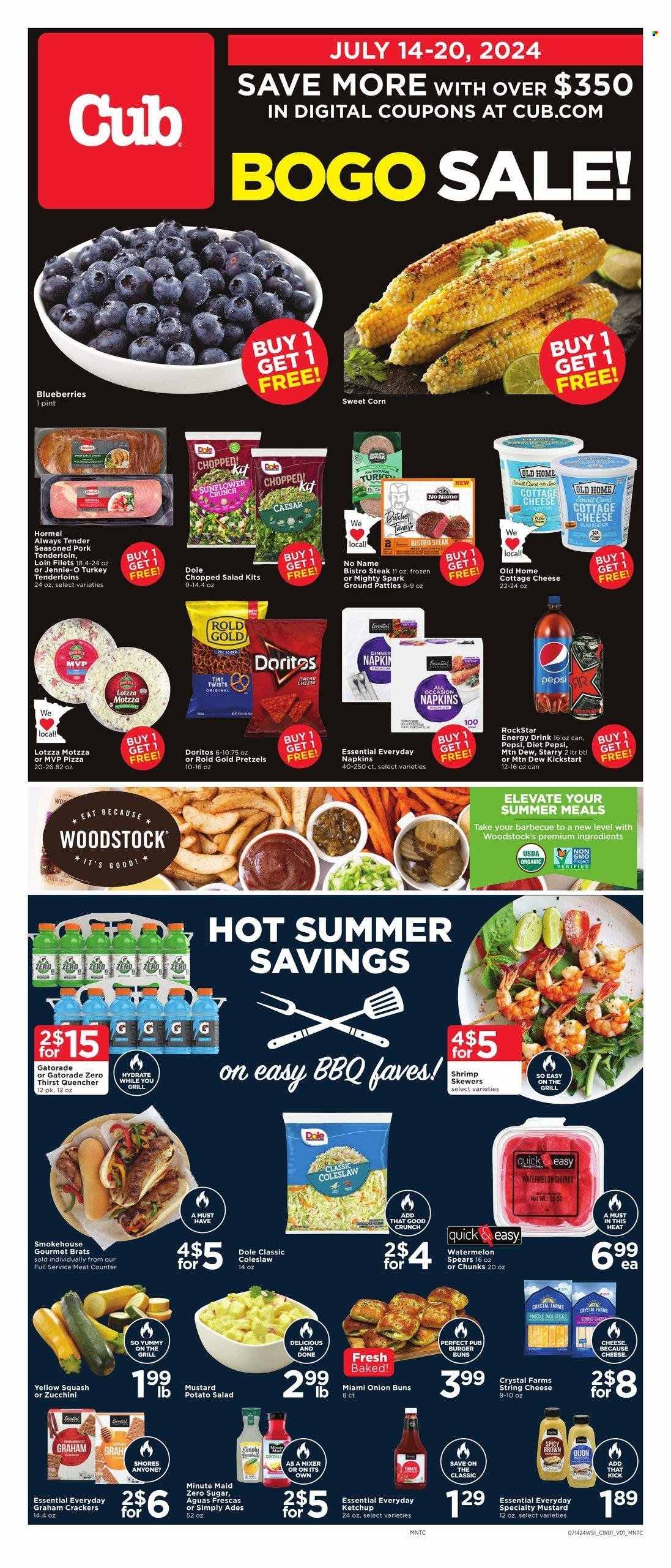 Cub Foods ad - 07/14/2024 - 07/20/2024. Page 1
