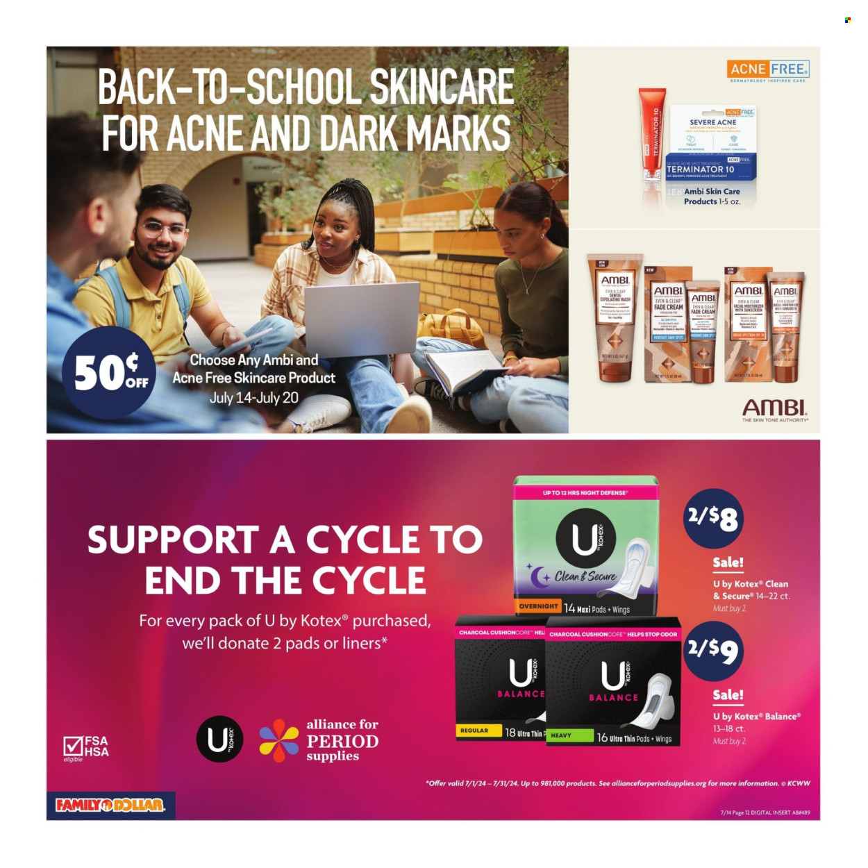 Family Dollar ad - 07/14/2024 - 07/20/2024. Page 12