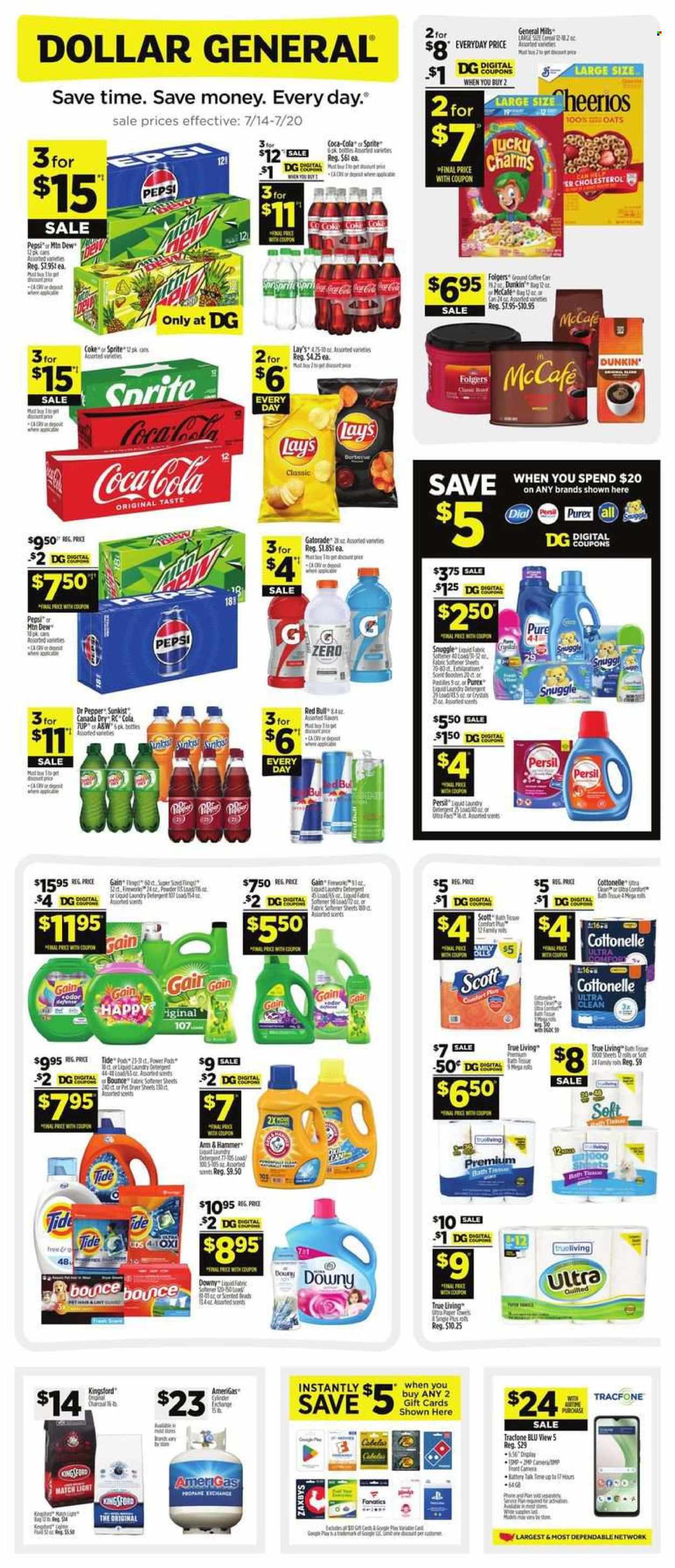 Dollar General ad - 07/14/2024 - 07/20/2024. Page 1